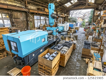 Image material of Japanese small factories 125615905