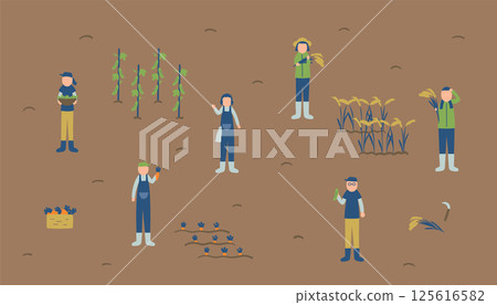 農民的插圖集 125616582
