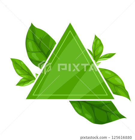 Background with leaves. Spring or summer stylized foliage. Background with leaves. Spring or summer stylized foliage. 125616880