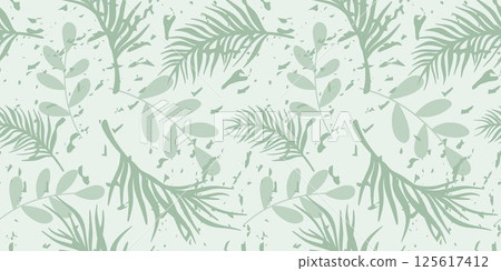 Rainforest summer seamless pattern Vector graphics 125617412