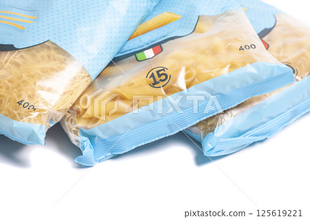 Italian pasta in a package Italian pasta in a package 125619221