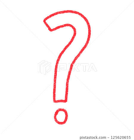 Hand-drawn question mark icon with sketch-style details. Curious doodle symbol for FAQ sections or inquiry prompts. Flat vector illustration isolated on white background. Hand-drawn question mark icon with sketch-style details. Curious doodle symbol for FAQ sections or inquiry prompts. Flat vector illustration isolated on white background. 125620655