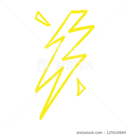 Bolt flash silhouette with thunderbolt power. Electric lightning arrow cartoon icon. Flat vector illustration isolated Bolt flash silhouette with thunderbolt power. Electric lightning arrow cartoon icon. Flat vector illustration isolated 125620664