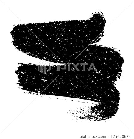 Hand-drawn brush strokes with playful squiggles. Ink underlines and marker swoosh effects. Flat vector illustration isolated on white background. Hand-drawn brush strokes with playful squiggles. Ink underlines and marker swoosh effects. Flat vector illustration isolated on white background. 125620674
