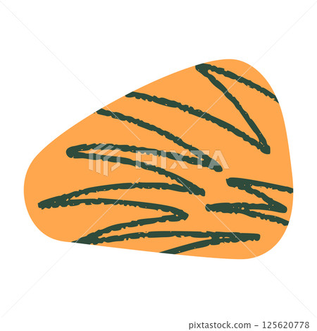 Abstract paper cutout shapes, organic geometric figures inspired, colorful summer texture, creative kid friendly design. Flat vector illustration isolated on white background. Abstract paper cutout shapes, organic geometric figures inspired, colorful summer texture, creative kid friendly design. Flat vector illustration isolated on white background. 125620778