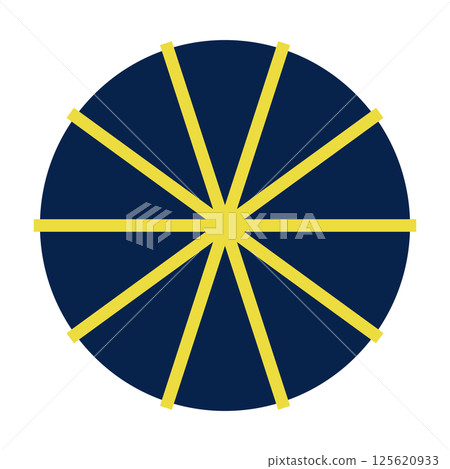 Colorful pie chart set with divided sections, circular infographic elements, geometric data visualization wheel, segmented diagram for statistics. Flat vector illustration isolated Colorful pie chart set with divided sections, circular infographic elements, geometric data visualization wheel, segmented diagram for statistics. Flat vector illustration isolated 125620933