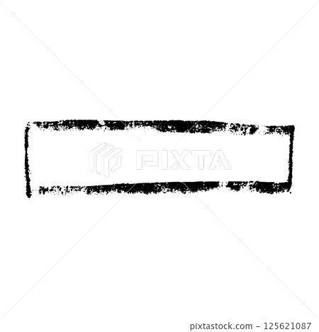 Hand-drawn rectangular frame with rough brush strokes, sketchy pencil and chalk outline, scribbled square border for design. Flat vector illustration isolated on white background. Hand-drawn rectangular frame with rough brush strokes, sketchy pencil and chalk outline, scribbled square border for design. Flat vector illustration isolated on white background. 125621087
