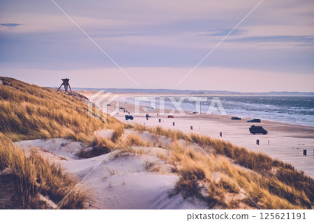 Beach of Blokhus in northern Denmark Beach of Blokhus in northern Denmark 125621191