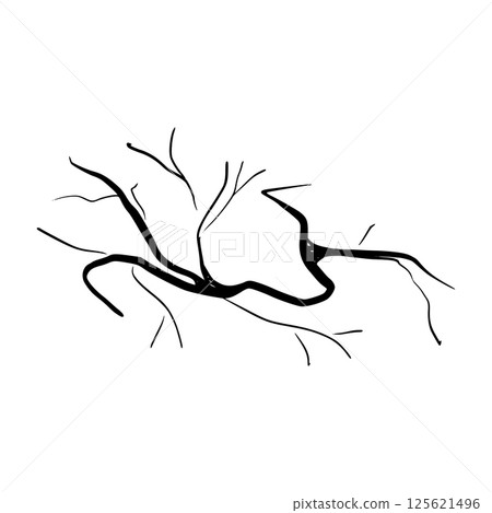 Earthquake damage with cracked wall split, broken concrete texture. Structural destruction from seismic activity, dangerous building fracture. Flat vector illustration isolated on white background. Earthquake damage with cracked wall split, broken concrete texture. Structural destruction from seismic activity, dangerous building fracture. Flat vector illustration isolated on white background. 125621496