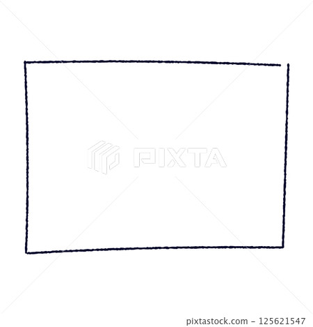Hand drawn rectangular frame with rough brush strokes, sketchy pencil and marker border, scribbled square box outline. Flat vector illustration isolated on white background. Hand drawn rectangular frame with rough brush strokes, sketchy pencil and marker border, scribbled square box outline. Flat vector illustration isolated on white background. 125621547