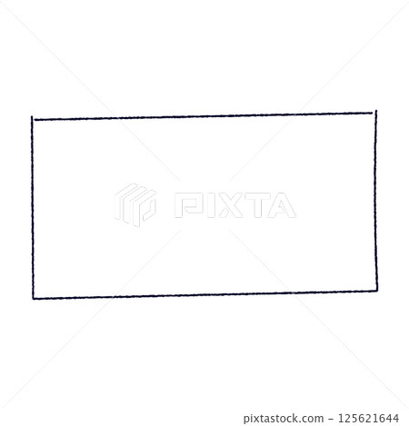 Hand drawn rectangular frame with rough brush strokes, sketchy pencil and marker border, scribbled square box outline. Flat vector illustration isolated on white background. Hand drawn rectangular frame with rough brush strokes, sketchy pencil and marker border, scribbled square box outline. Flat vector illustration isolated on white background. 125621644