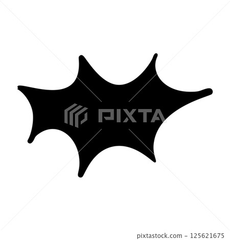 Manga speech bubbles with dynamic comic bursts. dialogue balloons and explosive text frames. Flat illustration isolated on white background. Manga speech bubbles with dynamic comic bursts. dialogue balloons and explosive text frames. Flat illustration isolated on white background. 125621675
