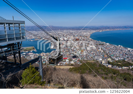 Hakodate scenery on a clear day as seen from the Mount Hakodate Ropeway 125622004
