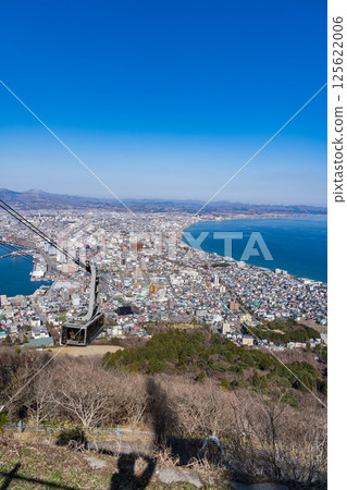 Hakodate scenery on a clear day as seen from the Mount Hakodate Ropeway 125622006
