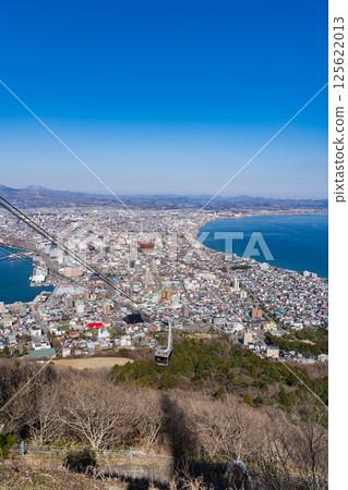 晴朗的日子從函館山纜車上看到的函館風景 125622013