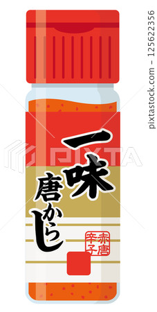 Powdered seasoning: chili pepper Powdered seasoning: chili pepper 125622356