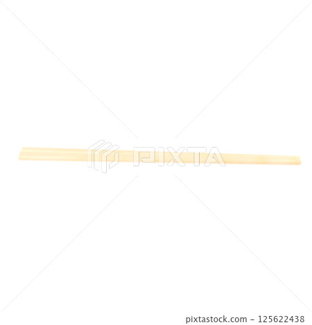 Wooden chopsticks white background 125622438