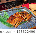 Grilled eels 125622490