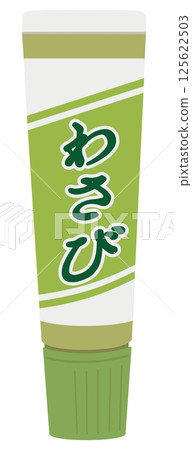 Tube seasoning_Tube wasabi paste 125622503