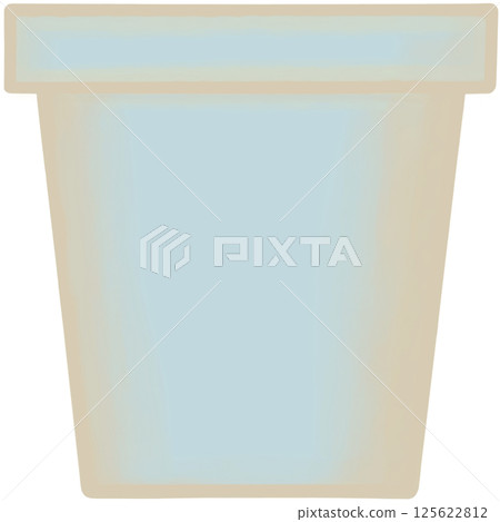 Lovely style and colors of a blue ceramic terracotta pot for grow plant. Lovely style and colors of a blue ceramic terracotta pot for grow plant. 125622812