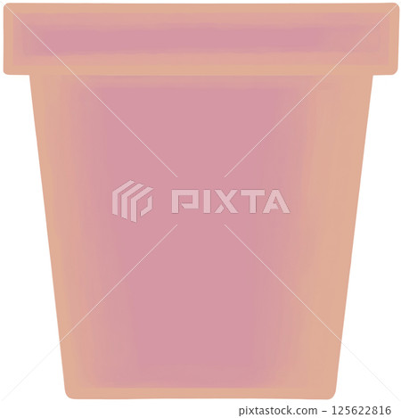 Lovely style and colors of a purple ceramic terracotta pot for grow plant. Lovely style and colors of a purple ceramic terracotta pot for grow plant. 125622816