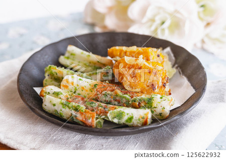 Chikuwa炸牛肉 125622932