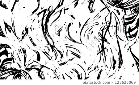 seamless pattern with brush strokes 125623069