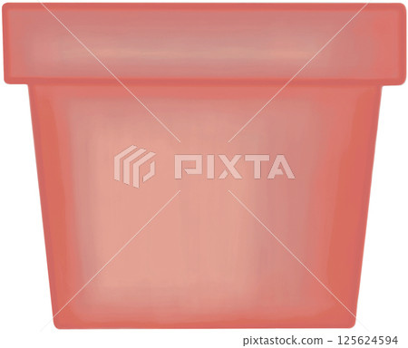 Lovely style and colors of a red ceramic or terracotta pot for growing plants. Lovely style and colors of a red ceramic or terracotta pot for growing plants. 125624594