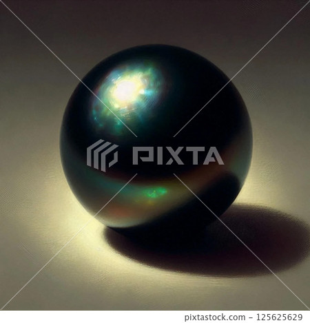 Black pearls with complex luster Black pearls with complex luster 125625629