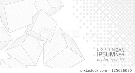 cube, background, vector 125626050