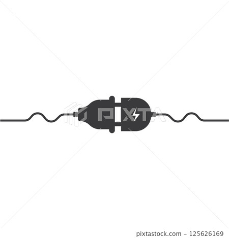 power cord icon power cord icon 125626169