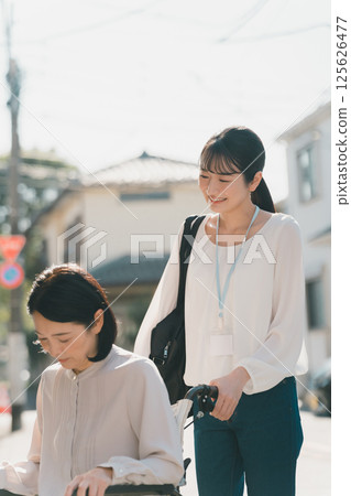 Going out support/helper accompaniment service 125626477