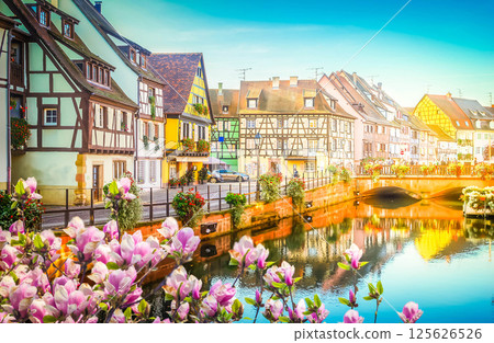 Colmar, beautiful town of Alsace, France 125626526
