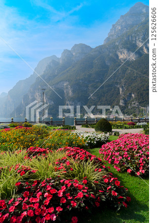 Garda lake landscape Garda lake landscape 125626606