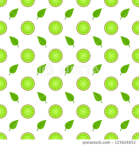 Kiwi seamless pattern ripe kiwi and leaves on white background. Kiwi seamless pattern ripe kiwi and leaves on white background. 125626852