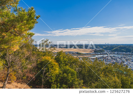 Cityscape and Miyakoda River as seen from Hosoe Park in Hamamatsu City (Shizuoka Prefecture) Cityscape and Miyakoda River as seen from Hosoe Park in Hamamatsu City (Shizuoka Prefecture) 125627276