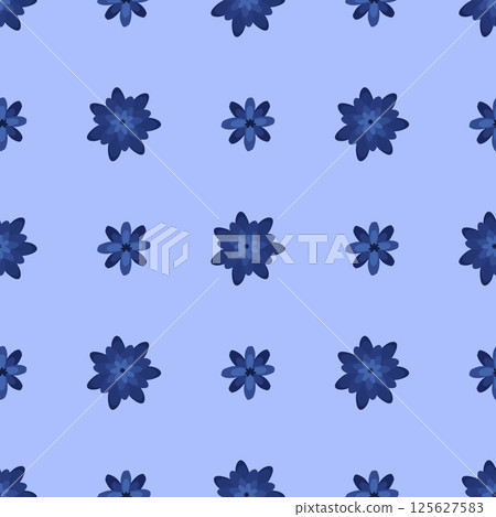 Floral pattern seamless vector texture. 125627583