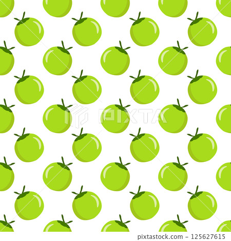 Seamless vector coconuts pattern on blue background. 125627615
