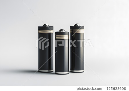 black electric batteries, generative AI black electric batteries, generative AI 125628608