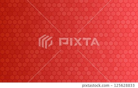 Geometric red abstract background with hexagons. Geometric red abstract background with hexagons. 125628833