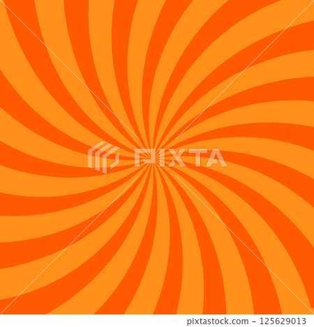 Solar explosion sun burst effect orange background. 125629013
