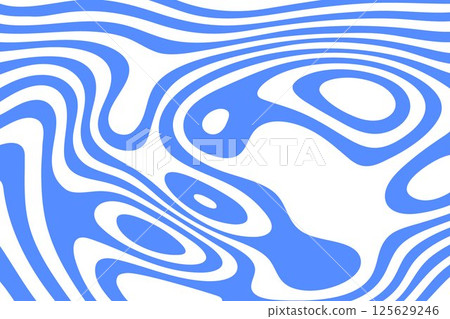 Abstract background with blue waves on black background. Eps 10 Abstract background with blue waves on black background. Eps 10 125629246