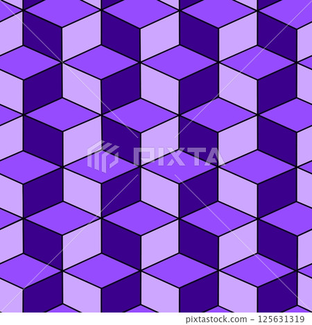 Seamless wallpaper of abstract background with hexagons 125631319