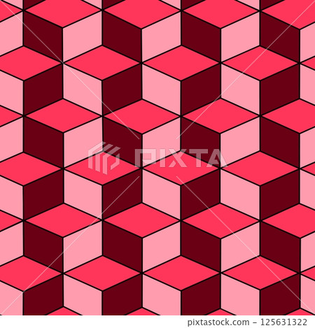 Seamless wallpaper of abstract background with hexagons 125631322