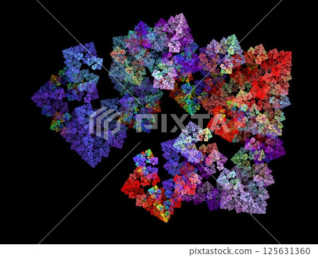 Imaginatory fractal abstract background Image 125631360