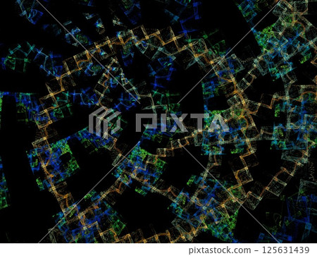 Imaginatory fractal abstract background Image 125631439