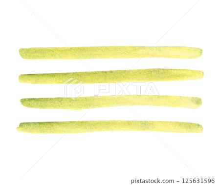 Light green yellow Horizontal Brush Strokes, Lines. Watercolor Hand drawn Stripes illustration isolated. Design element, texture or background. Light green yellow Horizontal Brush Strokes, Lines. Watercolor Hand drawn Stripes illustration isolated. Design element, texture or background. 125631596