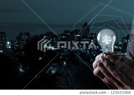The light of justice. The light of justice. 125631900