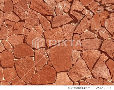 Endless ornament of the old dry soil texture with cracks 125632027