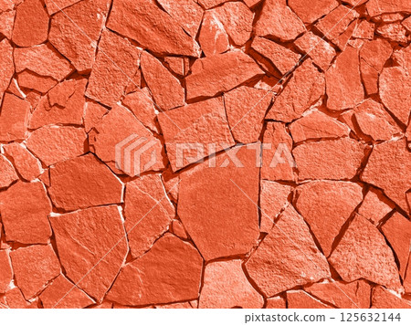Seamless texture pattern of dry clay with cracks. Endless ornament of the old stone floor. Seamless texture pattern of dry clay with cracks. Endless ornament of the old stone floor. 125632144